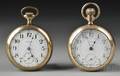 Two American Waltham Watch Company 18 Size Open Face Watches