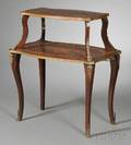 Louis XVstyle Marquetryinlaid and Ormolumounted Twotier Etagere