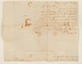 French and Indian War Document from William Pepperrell to Colonel John Storer