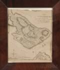 Two Framed Maps of Revolutionary War Interest