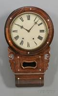 Rosewood English Market Wall Clock