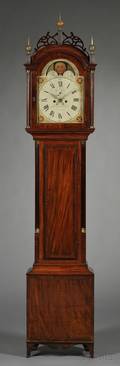 Mahogany Tall Clock by James Doull