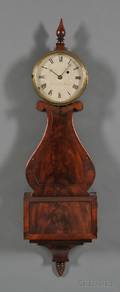 Mahogany Lyre Clock by Skinner  Seward