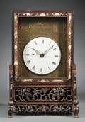 Rosewood Chinese Bracket Clock