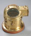Brass Binnacle Helmet Compass