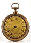 Brass PairCased Watch by Robert Roskell