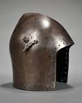 Steel Medievalstyle Frenchtype Basinet Helmet