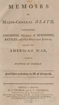 Revolutionary War Biography Heath General William 17371814