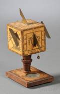Wooden Polyhedral Sundial by D Beringer