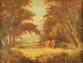 Attributed to Giovanni Castano ItalianAmerican 18961978 Autumn Landscape