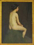 Carl John David Nordell American 18851957 Nude Figure Study