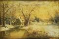 American School 19th Century Winter Landscape