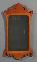 Chippendalestyle Tiger Maple Mirror