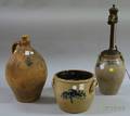 Two Stoneware Crocks and a Jug