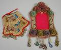 Northeast Beaded Cloth Whimsey Frame and Purse