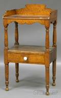Late Federal Birdseye Maple Washstand