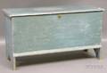 Bluepainted Pine Blanket Box