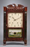 Mahogany Transitional Shelf Clock by Seth Thomas