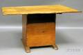 Rectangular Scrubtop Pine Hutch Table