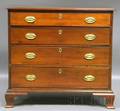 Chippendale Cherry Graduated Fourdrawer Chest
