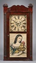 Mahogany Shelf Clock by Daniel Pratt Jr