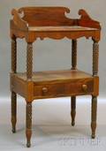 Classical Carved Mahogany Chamberstand
