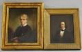 AngloAmerican School 19th Century Lot of Two Works Portrait of a Man