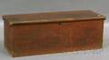 Redpainted Pine Dovetailconstructed Sea Chest