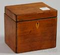 Inlaid Mahogany Tea Caddy