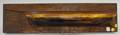 Small Painted Wooden Half Hull Model