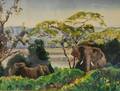 Carl William Broemel American 18911984 Elephant in the Wild