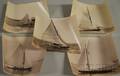 John S Johnston BritishAmerican born c 18391899 Lot of Five Yachting Images Asahi Carolina Esperanza Gloriana