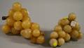Two Large Alabaster Grape Clusters