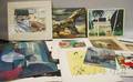 Portfolio of works including 10 signed by Bee Johnson American 20th Century