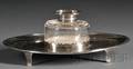Silver and Glass Inkstand