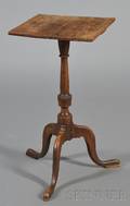Federal Cherry Carved Tripodbase Candlestand