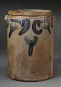 Cobaltdecorated Stoneware Crock