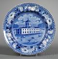Historical Blue Transferdecorated Plate