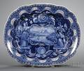 Historical Blue Transferdecorated Platter