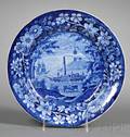 Historical Blue Transferdecorated Plate