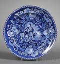 Historical Blue Transferdecorated Plate