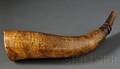 Engraved French and Indian War Period Powder Horn