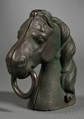 Small Cast Iron Horse Head Hitching Post Top