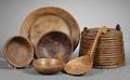 Six Woodenware Items