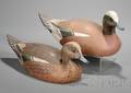 Pair of Baldpate Duck Decoys
