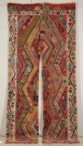 Two Central Antolian Kelim Halves