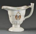 Order of the Cincinnati Chinese Export Porcelain Helmet Creamer