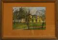 Guy Carleton Wiggins American 18831962 Yellow House and Trees