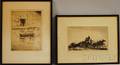 Gifford Beal American 18791956 and Levon West American 19001968 Two Etchings The Net Wagon
