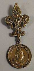 Canadian Commemorative 1887 Queens Jubilee Victoria Regina Silverplated Medal